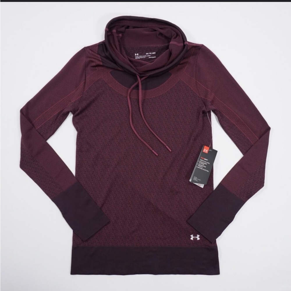 Under Armour Womens Threadborne Seamless Funneck Rasin Medium
